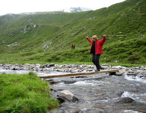Auf dem Weg zum Seebach See