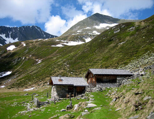 Almhütte vor dem Seebach See