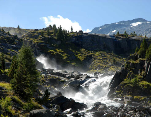 Gibirgsbach im Obersulzbachtal - der Oberbach