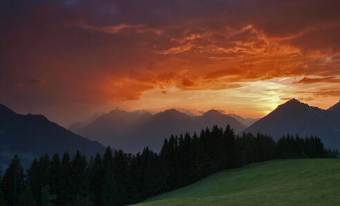 Blick vom Kerschbaumer Sattel