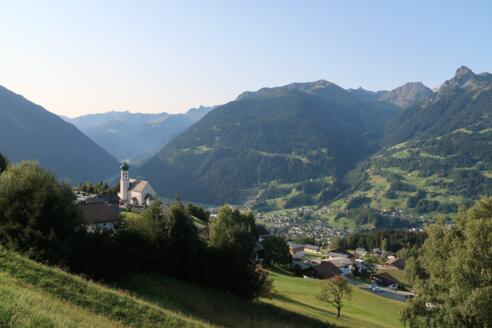 Blick vom Aussichtspunkt Linda