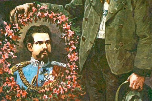 Postkarte König Ludwig II.