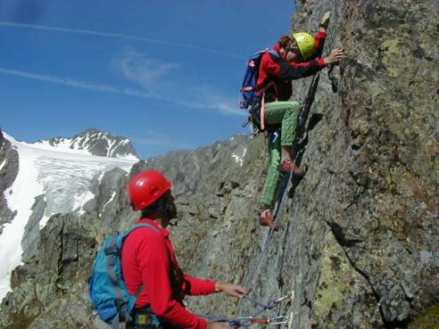 Klettern Franz Senn Hütte