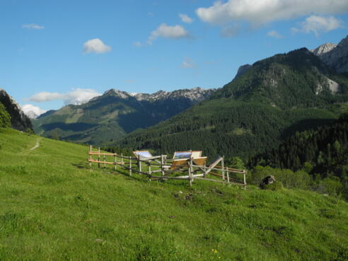 Panoramablick am Rundwanderweg &quot;Von Alm zu Alm&quot; am Hengstpaß, Nationalpark Kalkalpen