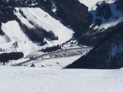 Tauernalm - vom Berg aufgenommen