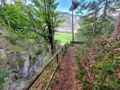 Aussichtsstelle oberhalb der Bärenklamm