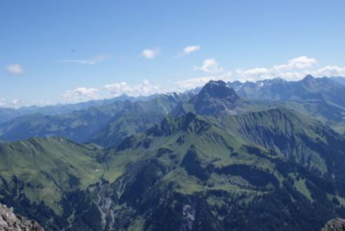 traumhafte Aussicht: hier Richtung Widderstein