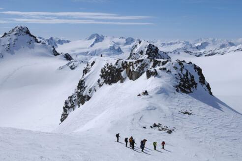 Fluchtkogel: Blick Richtung Finailspitze