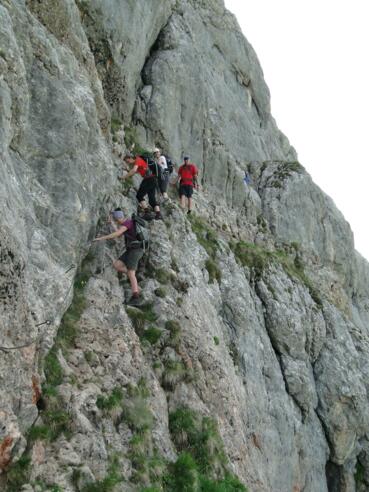 Klettersteig am Sagzahn