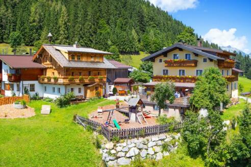 Halmgut im Sommer