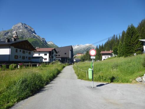 Talstation in Lech