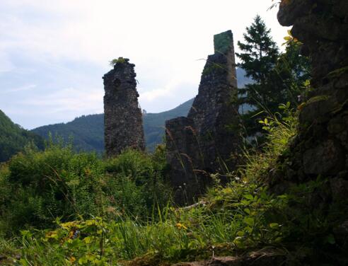 Ruine Scharnstein 640m