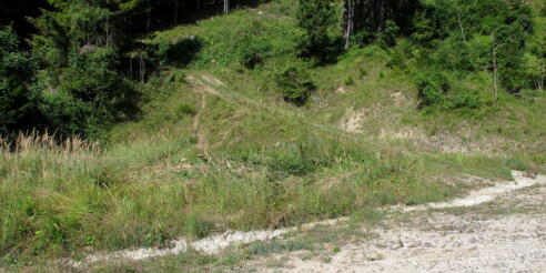 Abzweigung bei Schottergrube