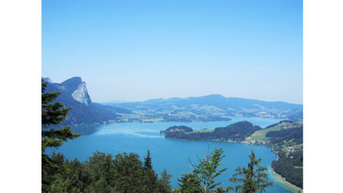 Aussicht Kreuzstein Schafberg