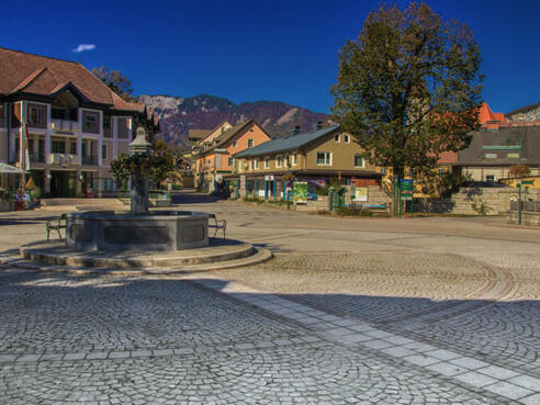 Marktplatz von Bad Goisern am Hallstättersee