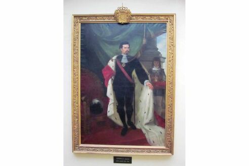 König-Ludwig II.-Gemälde im Wasserburger Rathaus