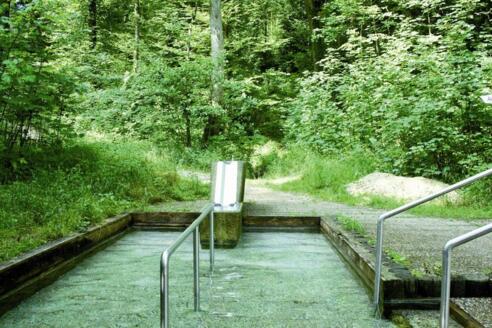 Kneippanlage am Fessler Weiher in Prien am Chiemsee