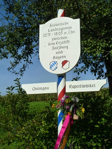Historische Landesgrenze bei Lauter