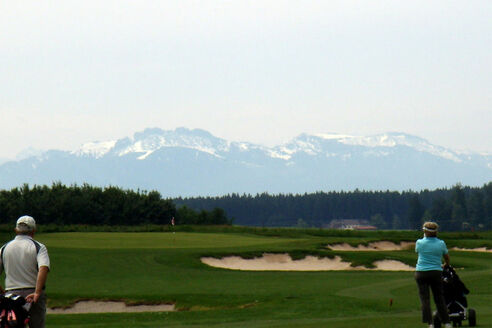 Golfplatz in Obing.