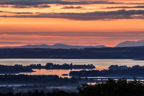Abendstimmung am Chiemsee