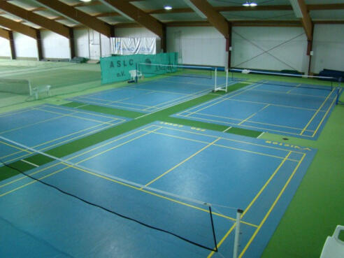 Sportpark Schollbach, Badminton-Plätze