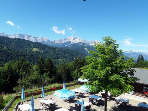 Terrasse Pfeiffer Alm