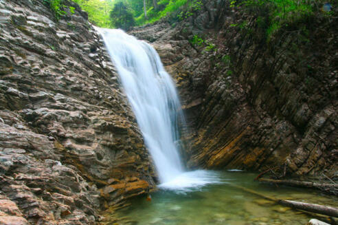 Wasserfall in der Schleifmühlenklamm