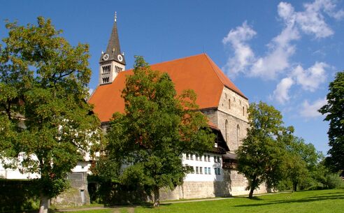 Die Stiftskirche Berchtesgaden und das Königliche Schloss