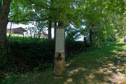 Stele Meditationsweg - Fatimakapelle