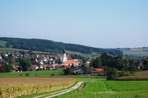 Blick von Hochreuth auf Triftern
