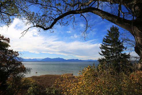 Aussicht auf den Chiemsee