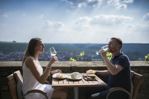 Ausblick von der Vogelsburg