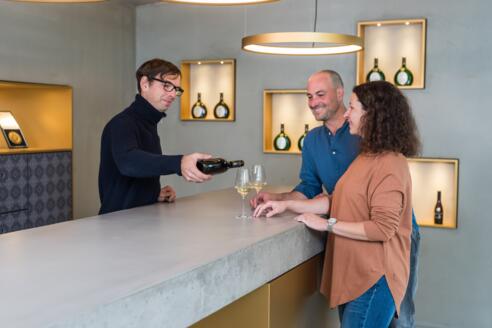 In der Vinothek Zehnthof Weickert