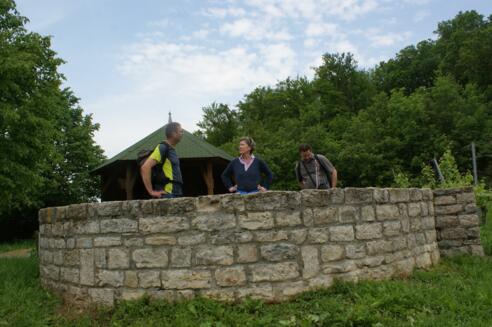 Schutzhütte an der Weinlage &quot;Obernbreiter Kanzel&quot;