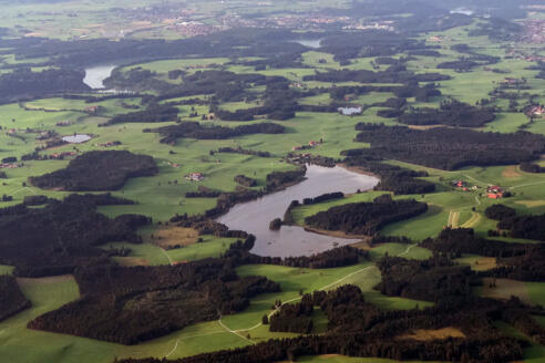 Deutensee in der Nähe von Riesen bei Peiting