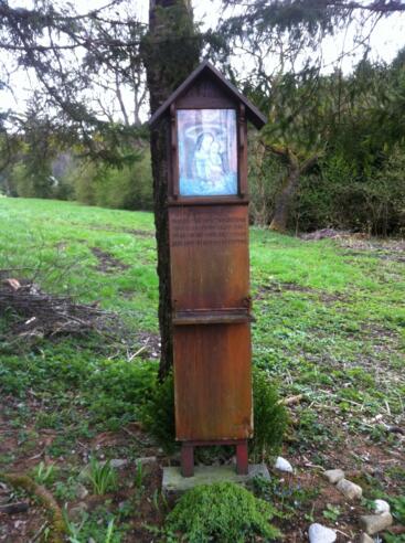 Wegkreuz an der Ammer