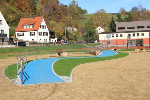 Barrierefreie Wassertretanlage Mespelbrunn