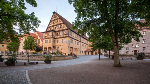 Spitalhof - in der Adventszeit findet hier der idyllische Weihnachtsmarkt statt