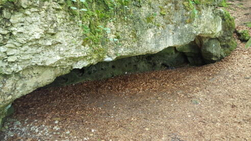 Höhle Nr. 3 - eigentlich nur eine Halbhöhle