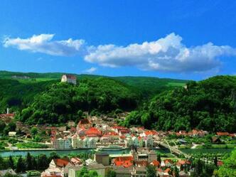 Entlang der Tour de Baroque bieten sich uns immer wieder herrliche Ausblicke.