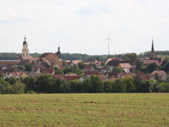 Blick auf Uffenheim