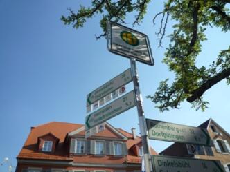 Wegweiser in Feuchtwangen