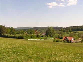 Blick nach Hagenhausen
