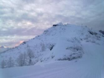 Blick zur Bergstation