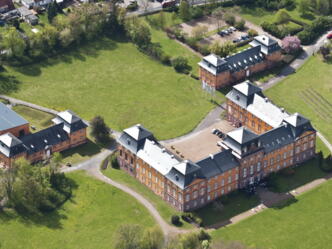 Schloss Löwenstein aus der Vogelsperspektive