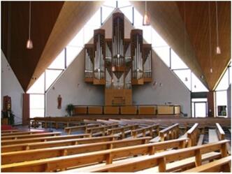 Albiez-Orgel in der Kirche St. Peter und Paul in Erlenbach a. Main, Churfranken
