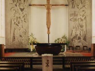 Altar / Bildhauer Sepp Moser