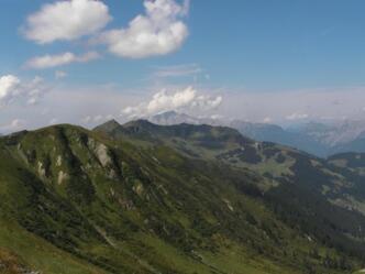 Abzweigung Wanderweg nach Thumersbach - Ochsenkopf