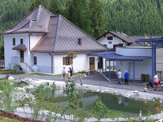 Wasserwunderwelt - gleich dahinter ist der Parkplatz