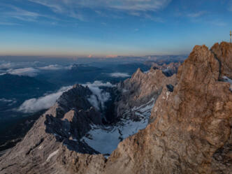 Blick von der Zugspitze
